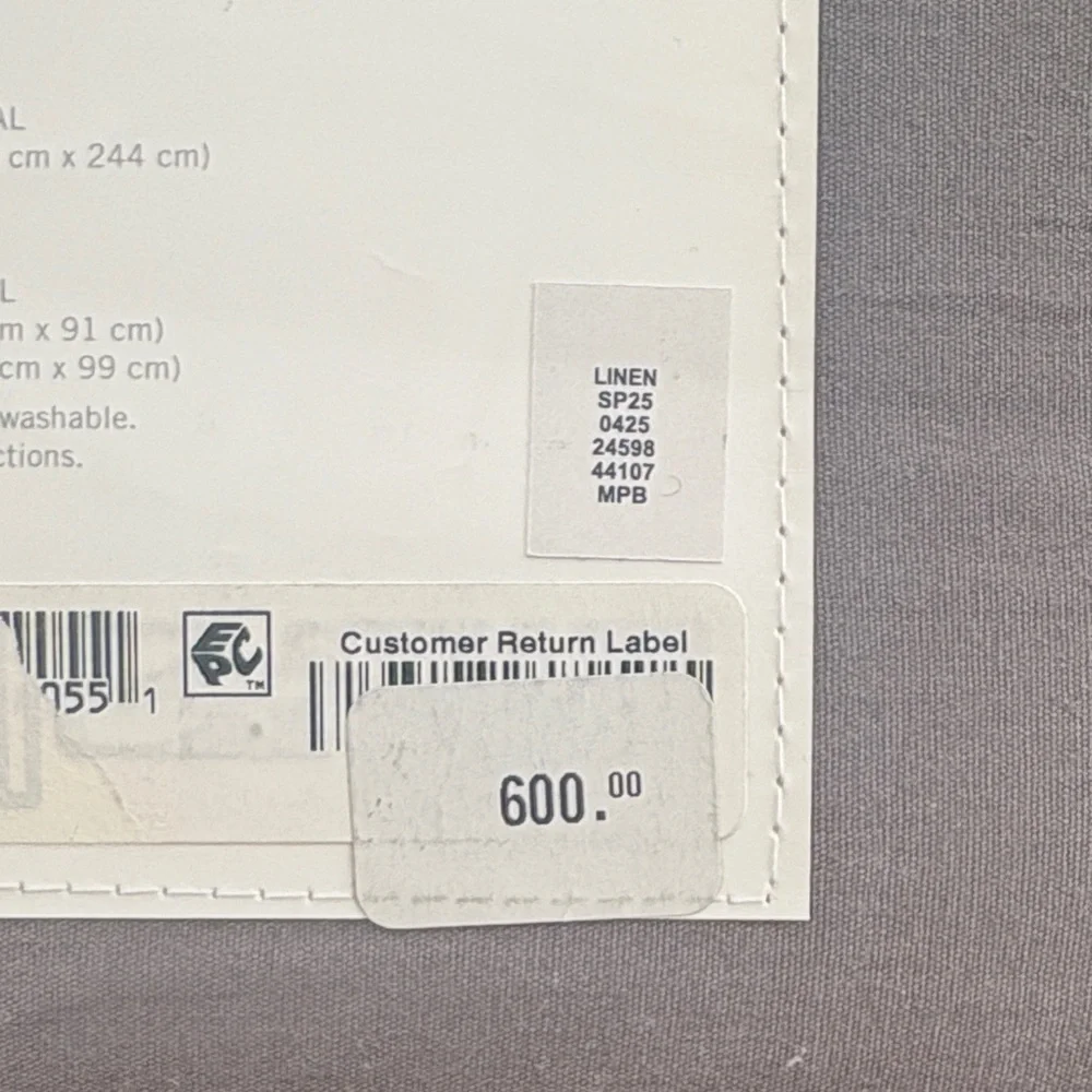 Hotel Collection Cream King Duvet Cover Set linen, Modal